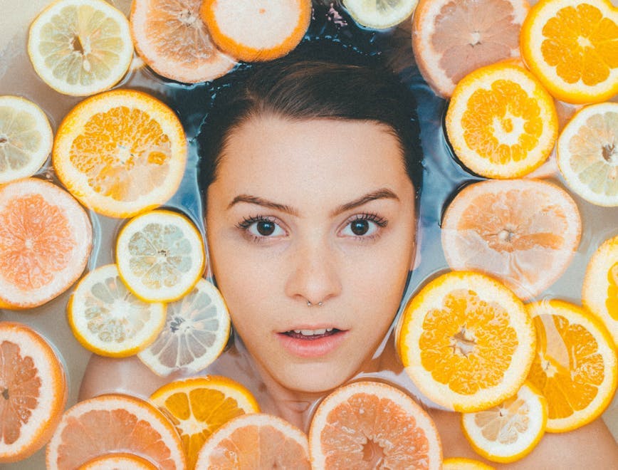 citrus fruit plant fruit food grapefruit produce orange person human