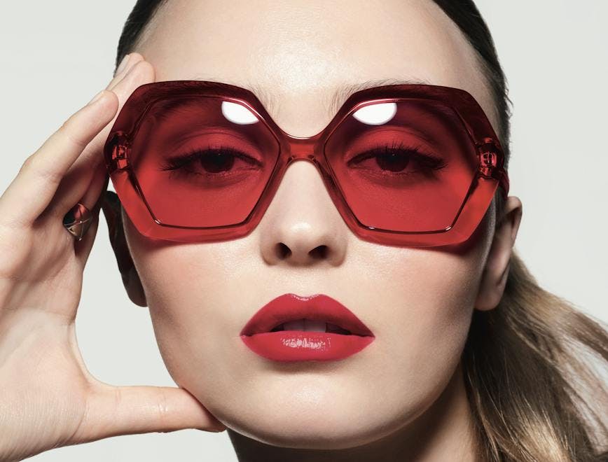 glasses accessories accessory sunglasses person human lipstick cosmetics