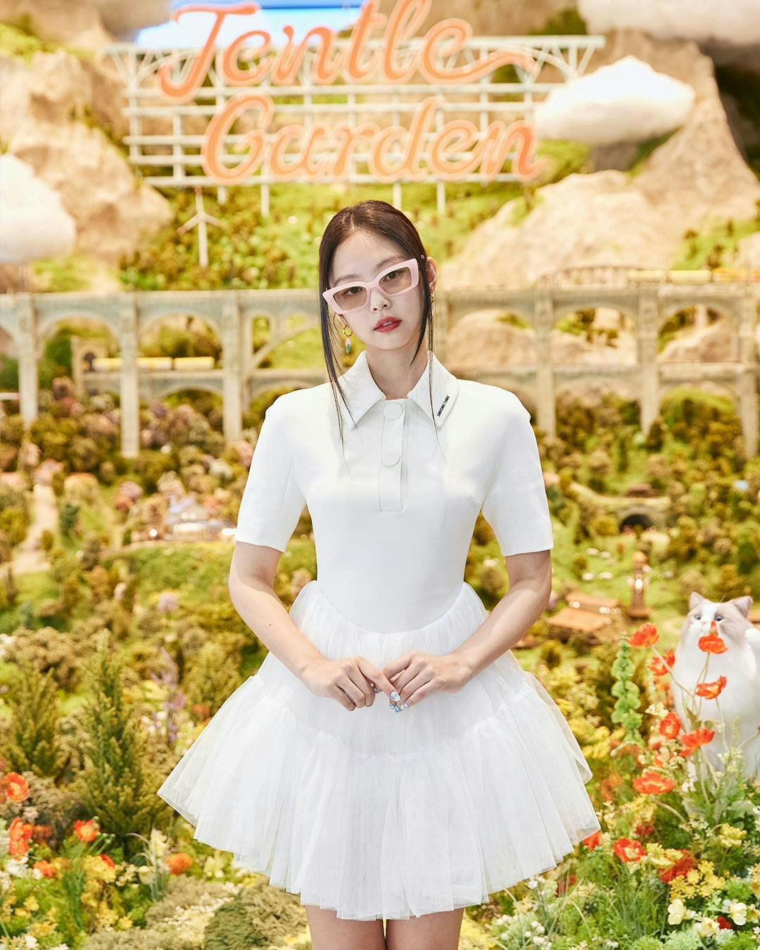 person human skirt clothing apparel plant flower blossom